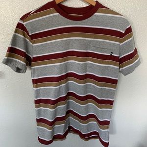 Men’s Obey strip Tee (fits Women:M)